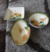 Przepiękne ceramiczne misy 3 sztuki zobacz koniecznie