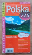 Mapa samochodowa DEMART Polska 715 1:715000