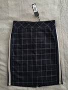 Nowa elegancka ołówkowa spódnica w kratkę kratę Kasha 36
