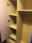 Meble dziecięce Lorento. Kolor: jasne drewno + fiolet.