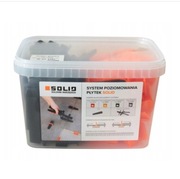 Poziomowanie płytek budowlanych 50szt klin + 100klips 1mm