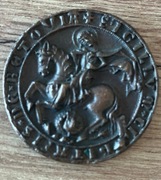 Żeton Pieczęć Miasta Groningen "ITA IS DO BOTOVIA SIGILLVM CI"