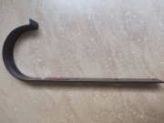 Uchwyt stalowy rynny 100 brąz       