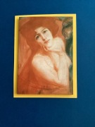 TEODOR AXENTOWICZ - POCZTÓWKA - „RUDOWŁOSA” -  1978 rok