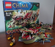 Lego Chima 70006 Krokodyla Łódź z Pudełkiem