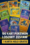 Bulk Zestaw Kart Pokémon - 100 Losowych Kart + Bonus