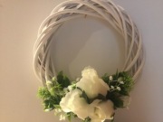 Wianek biały komunijny / weselny