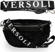 Nowa stylowa saszetka saszetka z czarnymi kryształami z metką