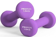 Hantle powlekane/gumowane stałe Proiron 2x 1,5 kg