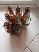 BUTELKI SZKLANE z KORKIEM KLIPSEM- 0,3 L