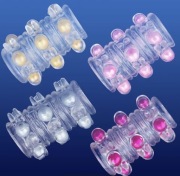 Prążkowany zroszony pierścień blokujący wielokrotnego użytku dla mężczyzn d