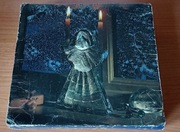 Aniołek świecznik kryształowy Vintage