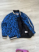 Red Code kobaltowa bomberka w panterkę 12 lat 152-158 cm