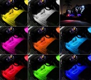 Paski led do auta ,rytm muzyki 8 kolorów 12v pod zapalniczkę taśma ledy HIT