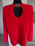 Sweter włochaty butik M / L piękny j hm monnari