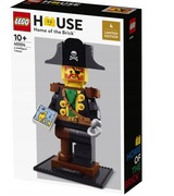 LEGO 40504 Home of the Brick Hołd dla minifigurek PIRAT Kapitan Rudobrody