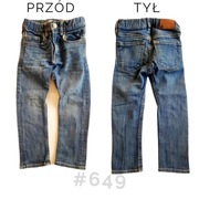 Spodnie jeansy jeansowe chłopięce H&M 2-3lata 92-98cm 