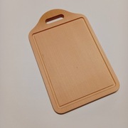 Deska do krojenia kapliczka z rowkiem i otworem  22x34cm 