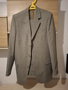Szary garnitur męski Slim Fit, rozmiar S (188/46)