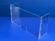 Osłona z poliwęglanu 3mm na biurko 100x75cm 