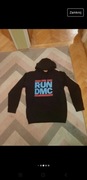 Czarna bluza z kapturem RUN DMC