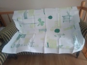 Obrus 150 x 150 cm retro Cepelia vintage czasy PRL 