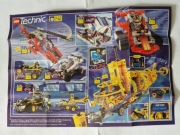Ulotka Lego Technic 1997 katalog mini prospekt retro vintage 4.108.490-EU