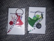 Komplet breloczków na Dzień Babci i Dzień Dziadka. Prezent, pamiatka