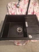 Zlew jednokomorowy Franke wraz z baterią Franke