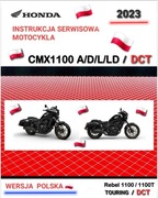 SERWISOWKA HONDA CMX 1100 REBEL 2023r KSIAZKA INSTRUKCJA NAPRAW  j.POLSKI