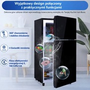 Mini lodówka 72L z zamrażarką 