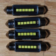 4 SZT. Żarówki LED Canbus C10W 41mm Biały