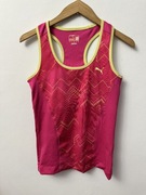 Tank top różowy sportowy bezrękawnik z biustonoszem podkoszulek Puma M 38