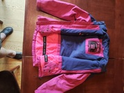 Kurtka Hi-Tec damska,ocieplana, fioletowy z granatem, stan bdb