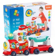 Wesoły Pociąg Dumel 4w1 Jeździk Pchacz DD10226