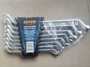 Klucze oczkowe wygięte kopytkowe 16 rozmiarów Nowe 