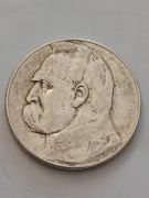 Srebrna moneta 5 zł z 1934r. Piłsudski