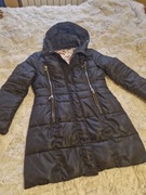 Zimowa kurtka plaszczyk czarna czarny roz. 164 (S)