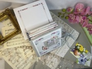 Kobiecy mini album pełen zakamarków scrapbooking
