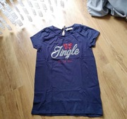 5 10 15 świąteczna bluzka granat r. 158cm 10l nowa