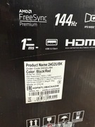 Monitor gamingowy AOC 24G2U/BK FullHD IPS 144 Hz