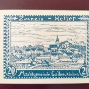 Notgeld Austria | 20 heller | 1920 r. | Gallneukirchen
