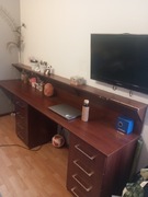 Biurko z dwoma stanowiskami 