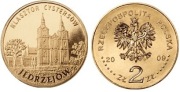 2 zł  - Jędrzejów - Klasztor Cystersów Miasta w Polsce 2009