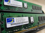 DDR2-667 2GB TwinMOS 8D23KK-TT PC-5300 CL5 TEST.