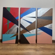 Obraz akryl abstrakcyjny autorski prezent