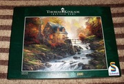KINKADE SCHMIDT PUZZLE 1000, ułożony,nie sklejony!