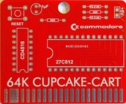 Płytka PCB kartridża Cupcake do Commodore C64