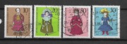 Niemcy MI: 571-574 Stroje Ludowe Kasowane