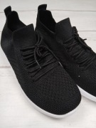 Buty sportowe sneakersy czarne biała podeszwa rozmiar 41 wkładka 25 cm